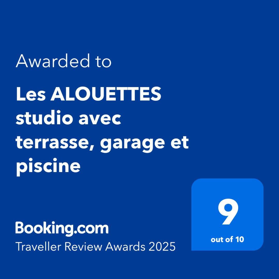 Les Alouettes Studio Avec Terrasse, Garage Et Piscine Λα Σιοτά Εξωτερικό φωτογραφία